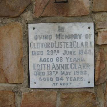 CLARK Clifford Lister -1948 &amp; Edith Annie -1963