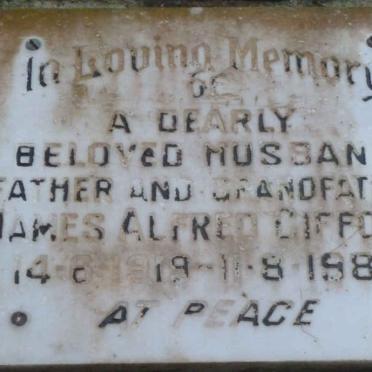 CLIFFORD James Alfred 1919-1982