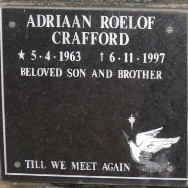 CRAFFORD Adriaan Roelof 1963-1997