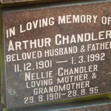CHANDLER Arthur 1901-1992 &amp; Nellie 1901-1995