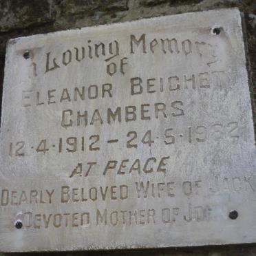 CHAMBERS Eleanor Beighet 1912-1982