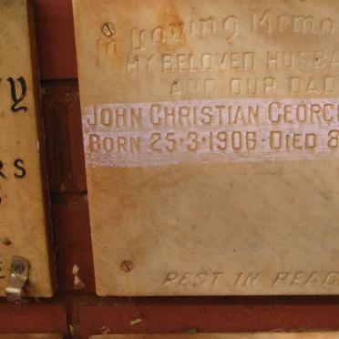 CHAMP John Christian George 1906-1974