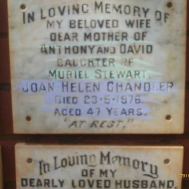 CHANDLER Joan Helen -1976