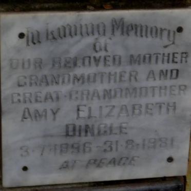 DINGLE Amy Elizabeth 1896-1981