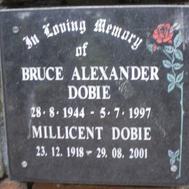 DOBIE Bruce Alexander 1944-1997 &amp; Millicent 1918-2001
