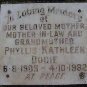 DUCIE Phyllis Kathleen 1909-1982