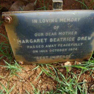 DREW Margaret Beatrice -1974