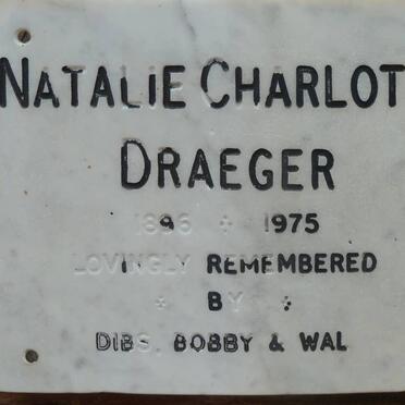 DRAEGER Natalie Charlotte 1896-1975