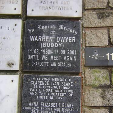 DWYER Warren 1982-2001
