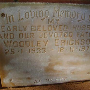 ERICKSON Woodley 1933-1979
