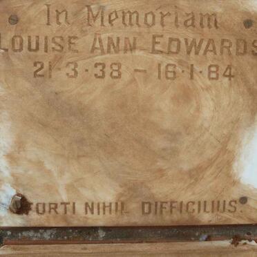 EDWARDS Louise Ann 1938-1984