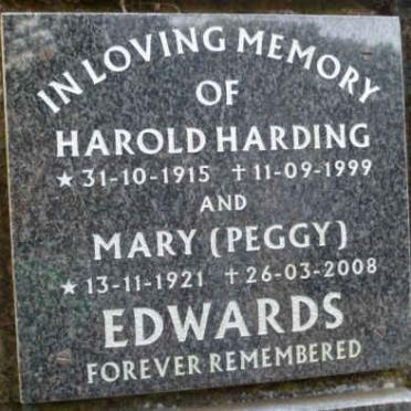 EDWARDS Harold Harding 1915-1999 &amp; Mary 1921-2008
