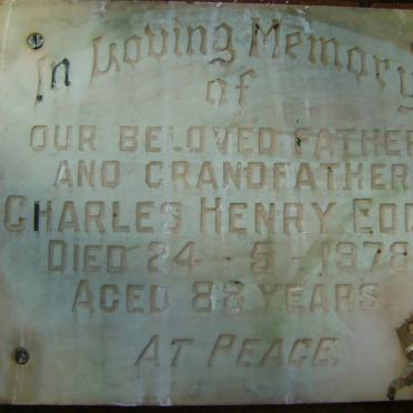 EDDY Charles Henry -1978