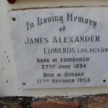 EDWARDS James Alexander 1894-1955