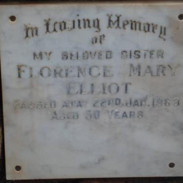 ELLIOT Florence Mary -1963