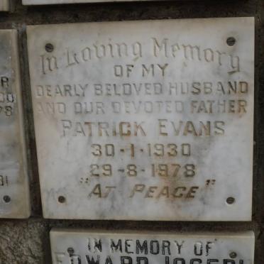 EVANS Patrick 1930-1978