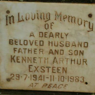 EXSTEEN Kenneth Arthur 1941-1983