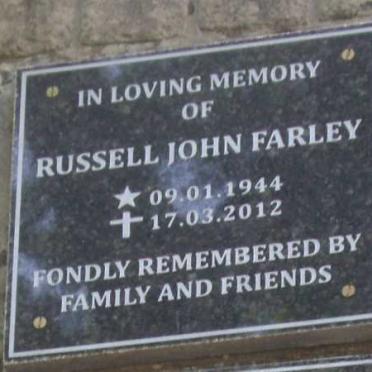 FARLEY Russell John 1944-2012