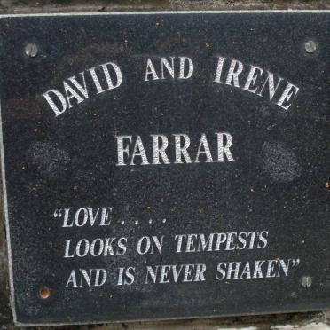 FARRAR David &amp; Irene