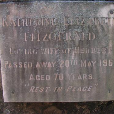 FITZGERALD Katherine Elizabeth -1961