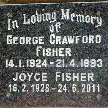 FISHER George Crawford 1924-1993 &amp; Joyce 1928-2011