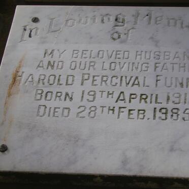 FUNNELL Harold Percival 1913-1985