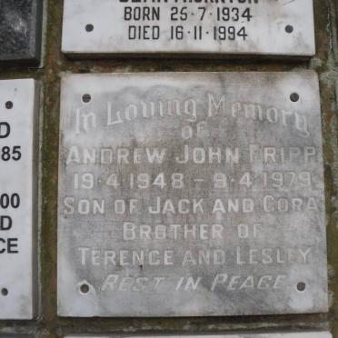 FRIPP Andrew John 1948-1979