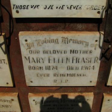 FRASER Mary Ellen 1874-1964