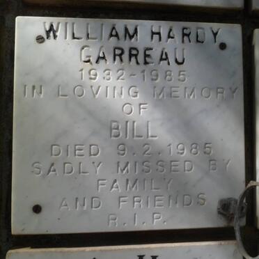 GARREAU William Hardy 1932-1985