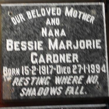 GARDNER Bessie Marjorie 1917-1994