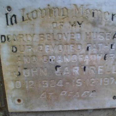 GARTRELL John 1904-1978