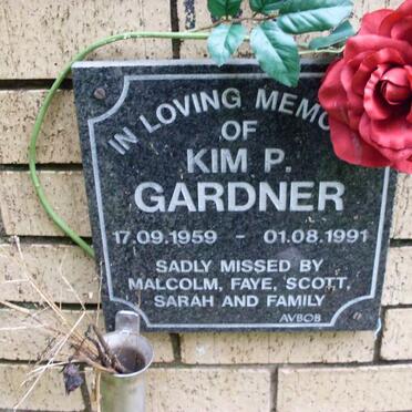 GARDNER Kim P. 1959-1991