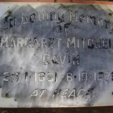 GAVIN Margaret Mitchell 1891-1979