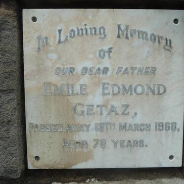 GETAZ Emile Edmond -1968