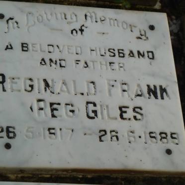 GILES Reginald Frank 1917-1989