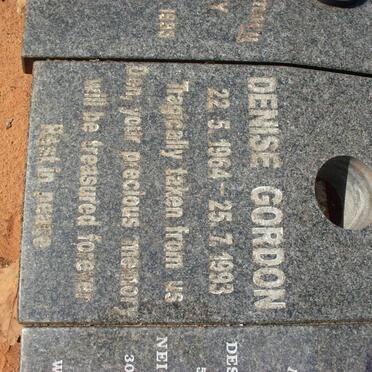 GORDON Denise 1964-1993