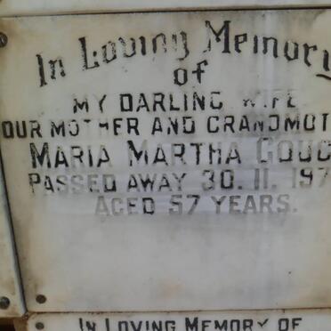 GOUCH Maria Martha -1972