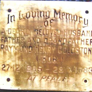 GOLDSTONE Raymond Henry 1905-1983