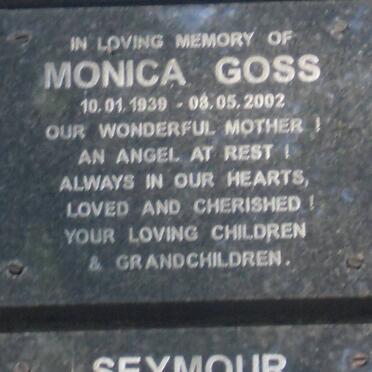GOSS Monica 1939-2002