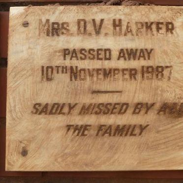 HARKER D. V. -1987