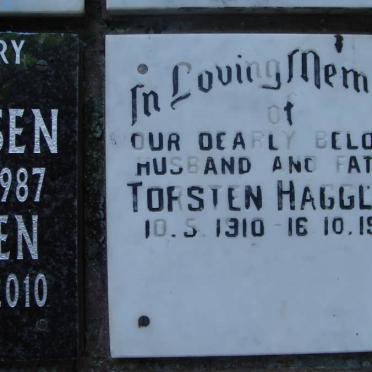 HAGGLUND Torsten 1910-1987