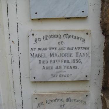 HANN Mabel Majorie -1956
