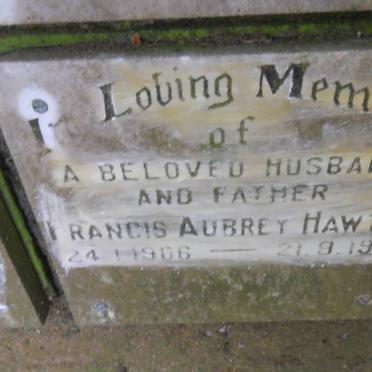 HAWTON Francis Aubrey 1906-1981