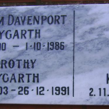 HAYGARTH William Davenport 1900-1986 &amp; Dorothy 1903-1991   :: KELLAWAY Pamela 1932-2013