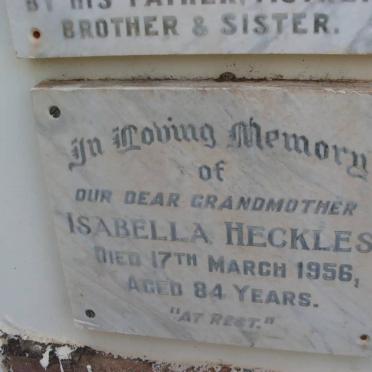 HECKLES Isabella -1956