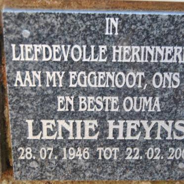 HEYNS Lenie 1946-2005