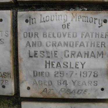 HEASLEY Leslie Graham -1978