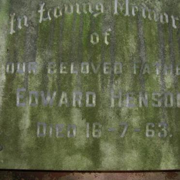 HENSON Edward -1963
