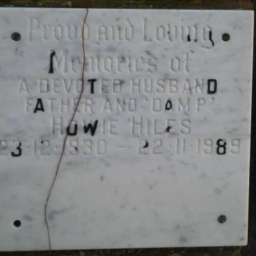 HILES Howie 1930-1989