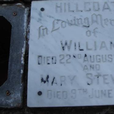 HILLCOAT William -1962 &amp; Mary Stewart -1987